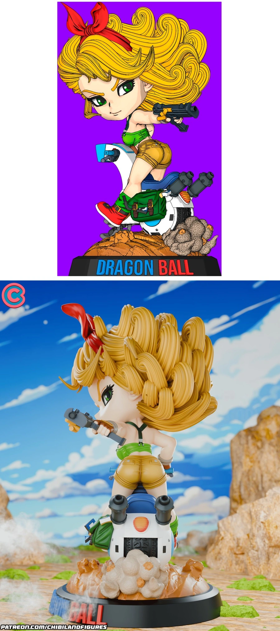 Lunch Chibi — Dragon Ball 3D model