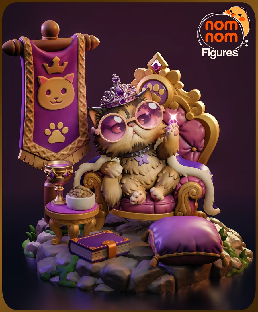 Princess Donut Chibi — Dungeon Crawler Carl 3D model