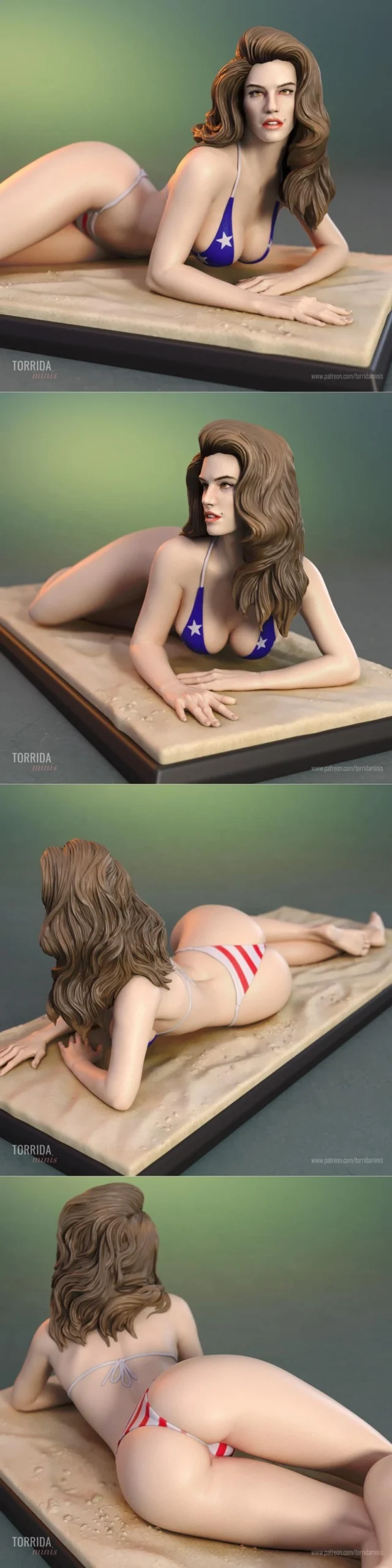 Cindy Crawford — Celebrity 3D model