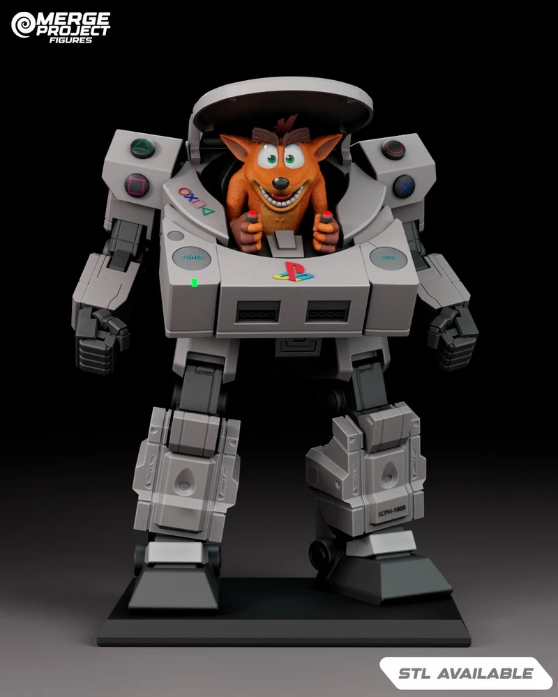 Crash Mecha Bandicoot — Crash Bandicoot 3D model