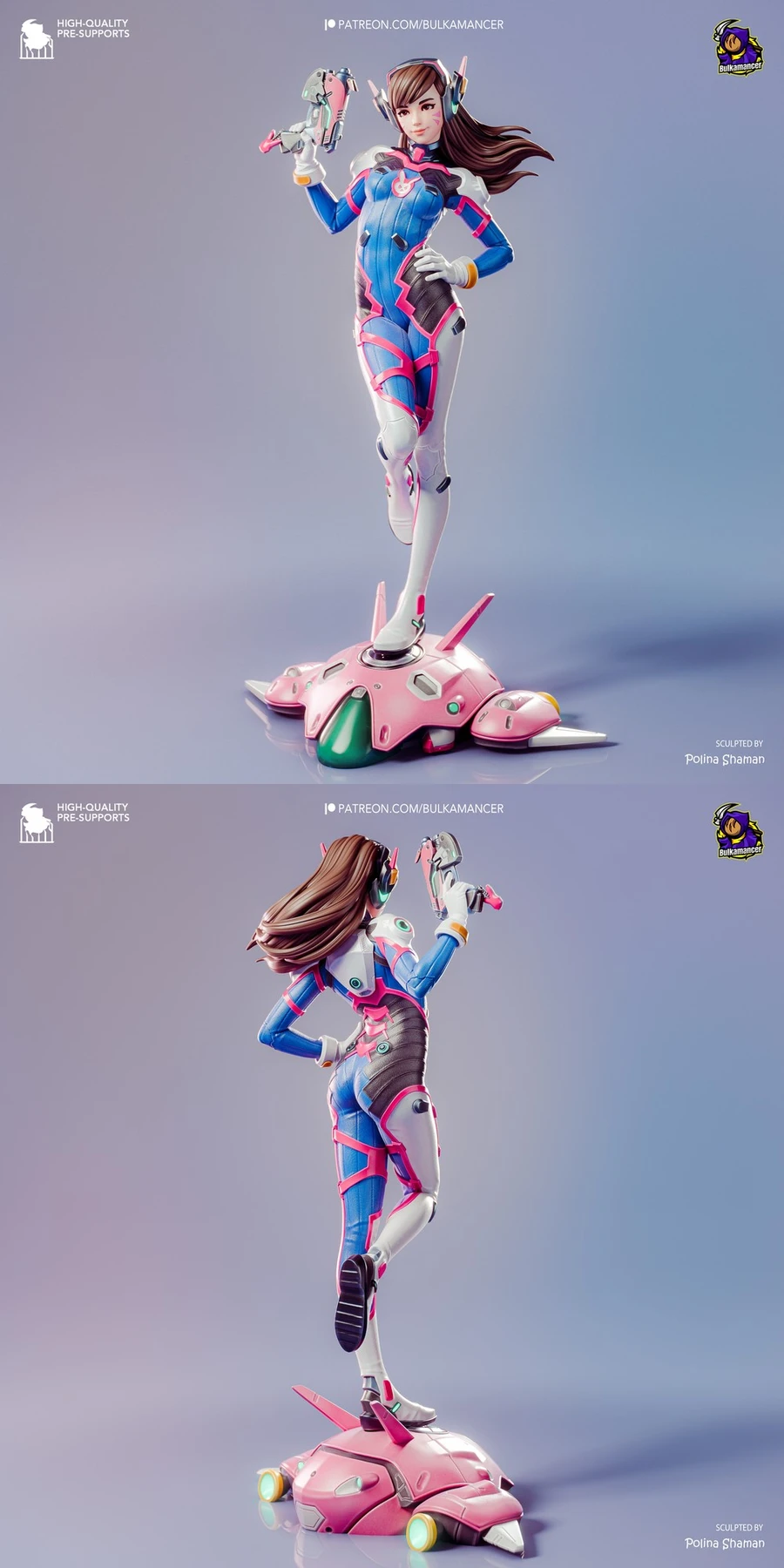 D.Va — Overwatch 3D model