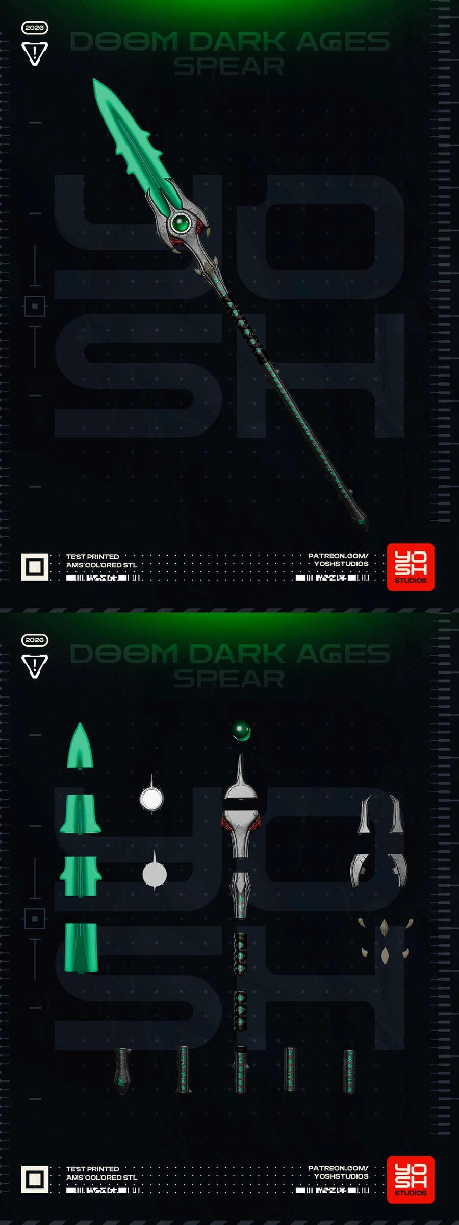 DOOM: The Dark Ages Spear — DOOM 3D model