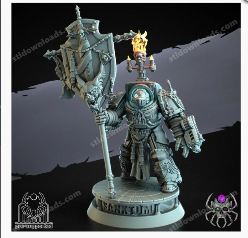 Demon Hunters Standard Bearer — Original Sci-Fi 3D model