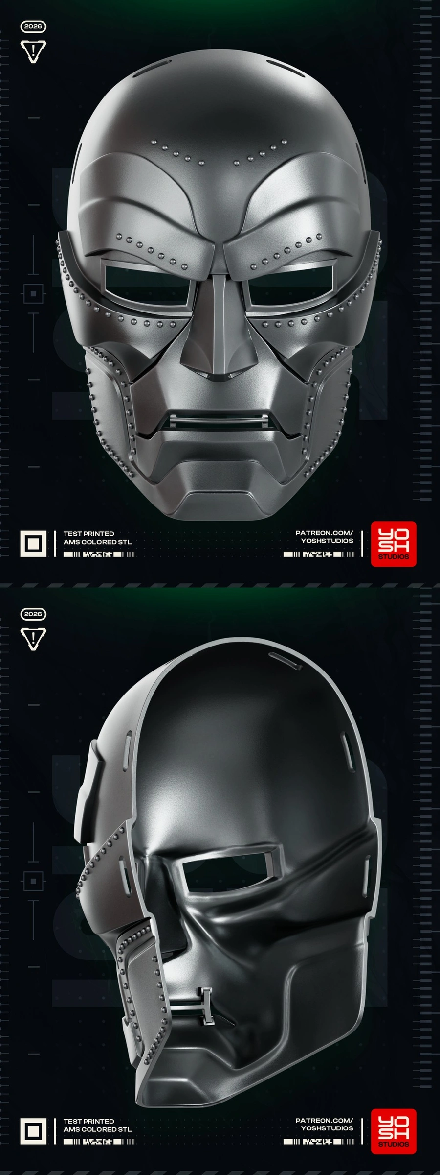 Doctor Doom Doomsday Mask — Marvel 3D model