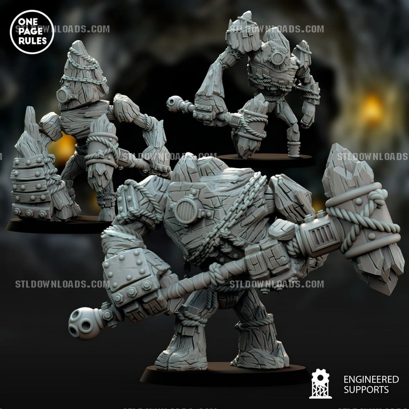 Coal Golems — Original Fantasy 3D model