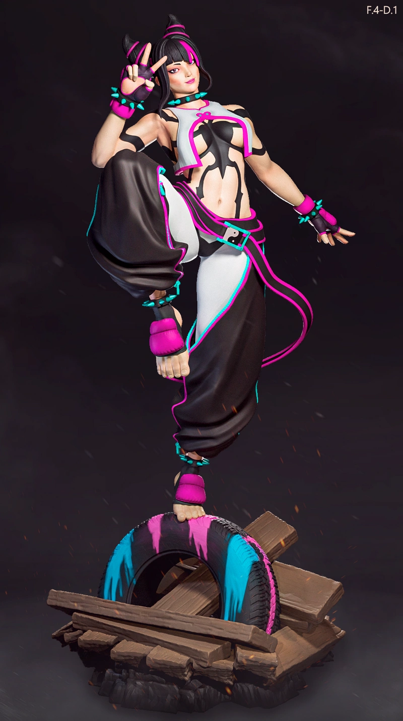 Juri — Street Fighter 3D model