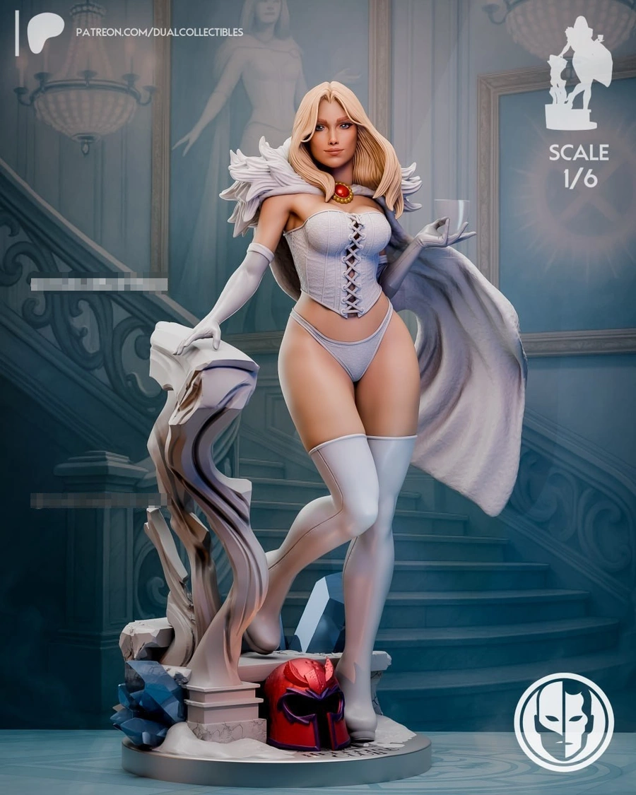 Emma Frost — Marvel 3D model