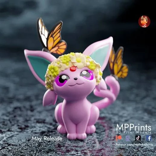 Espeon — Pokémon 3D model