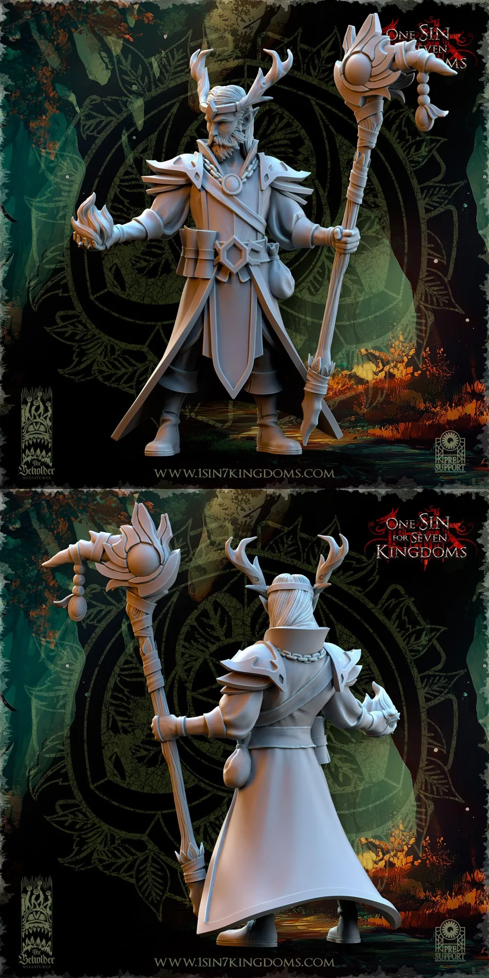 Findlas, Keeper of the Woods — Original Fantasy 3D model
