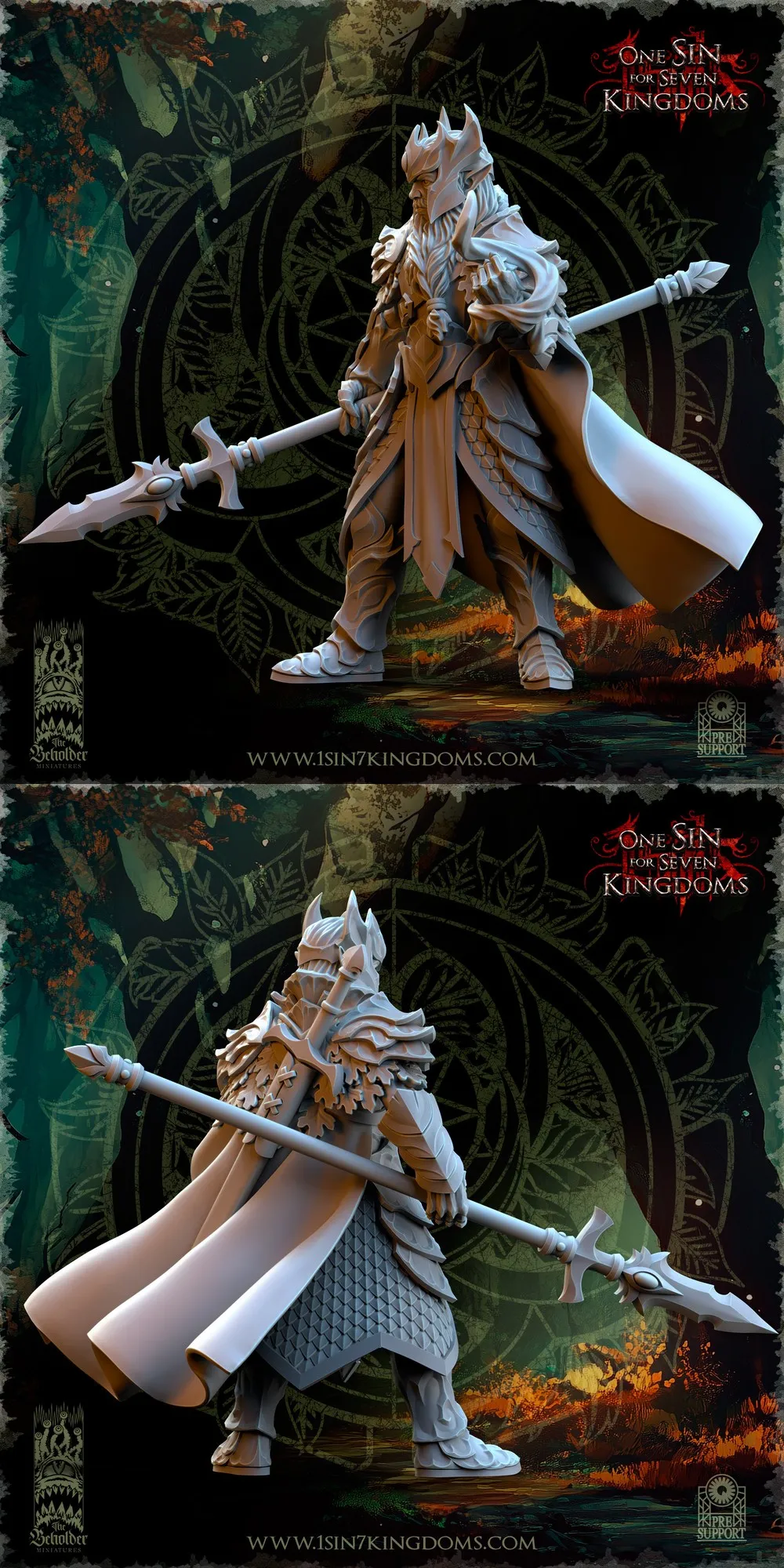 Thalenar, Evergreen King — Original Fantasy 3D model