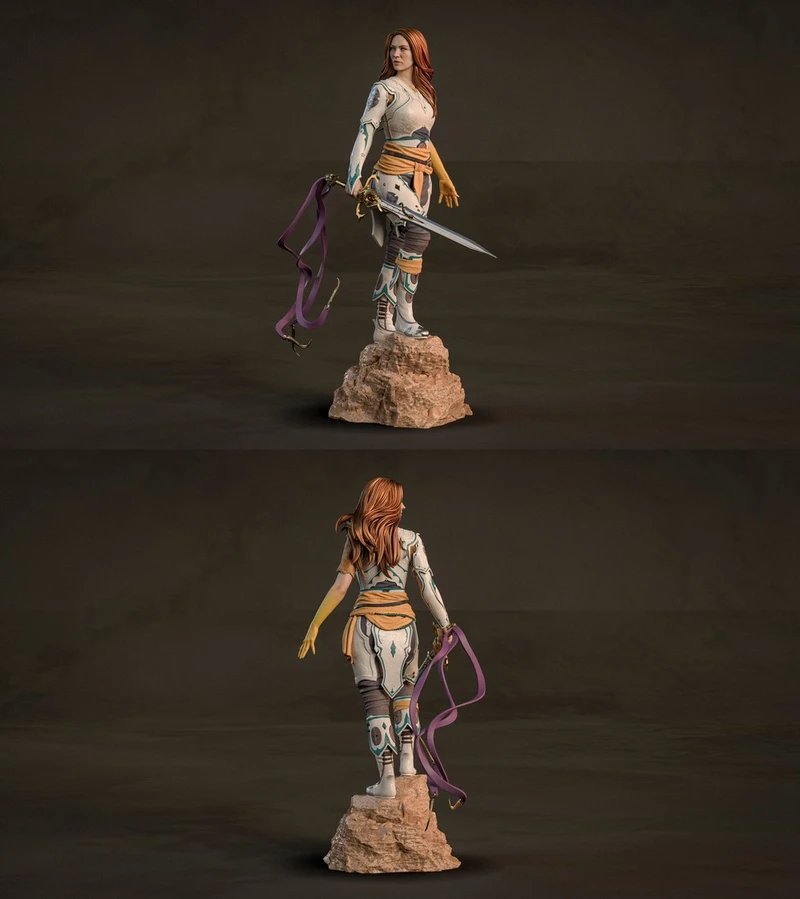Faye — God of War 3D model