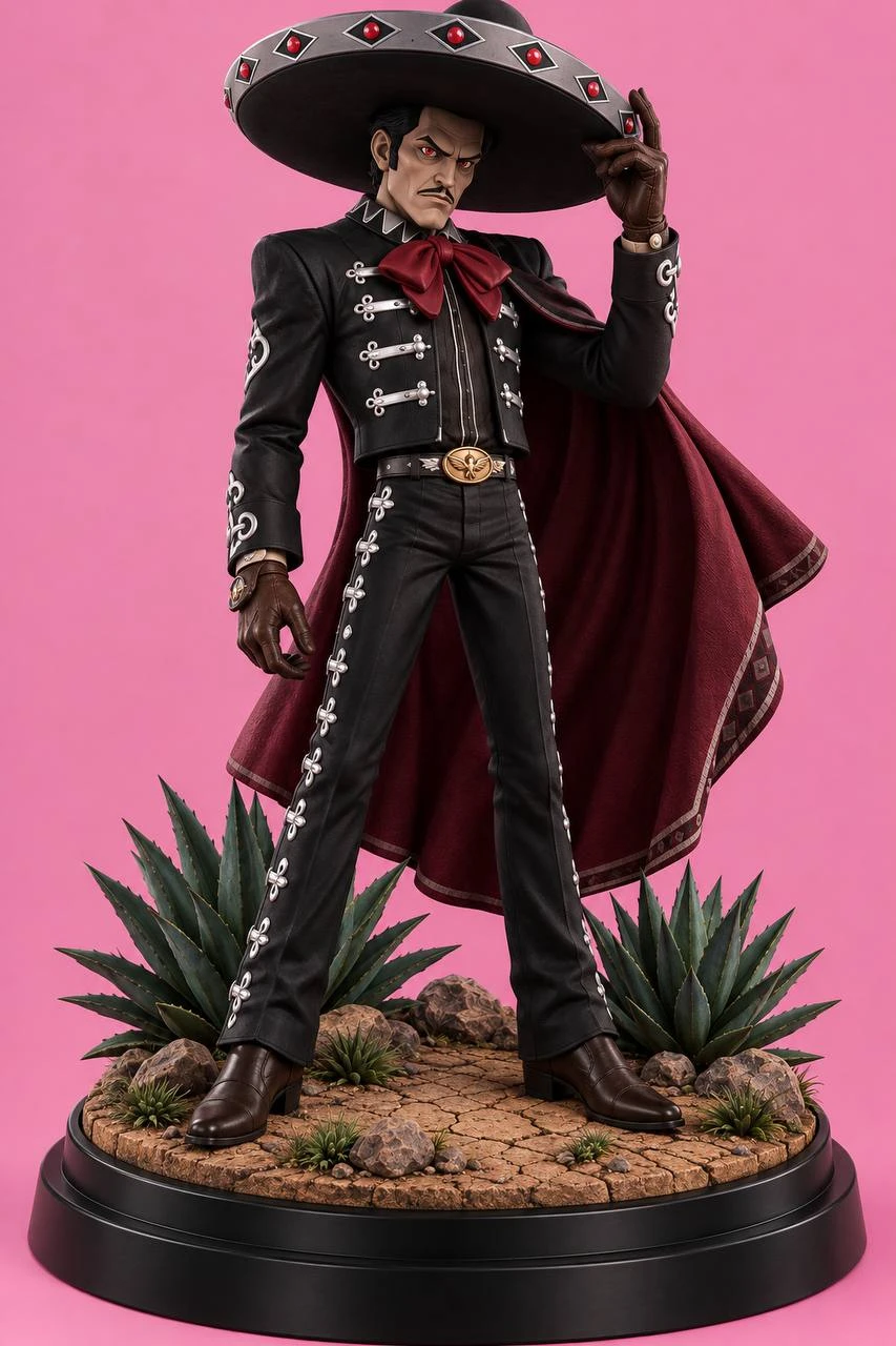 El Charro Negro — Mexican Folklore 3D model