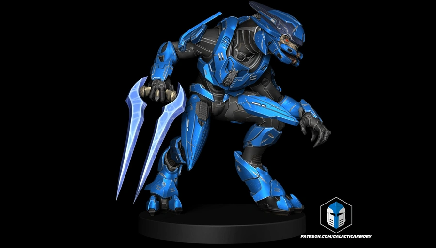 Halo Elite Miniatures — Halo 3D model
