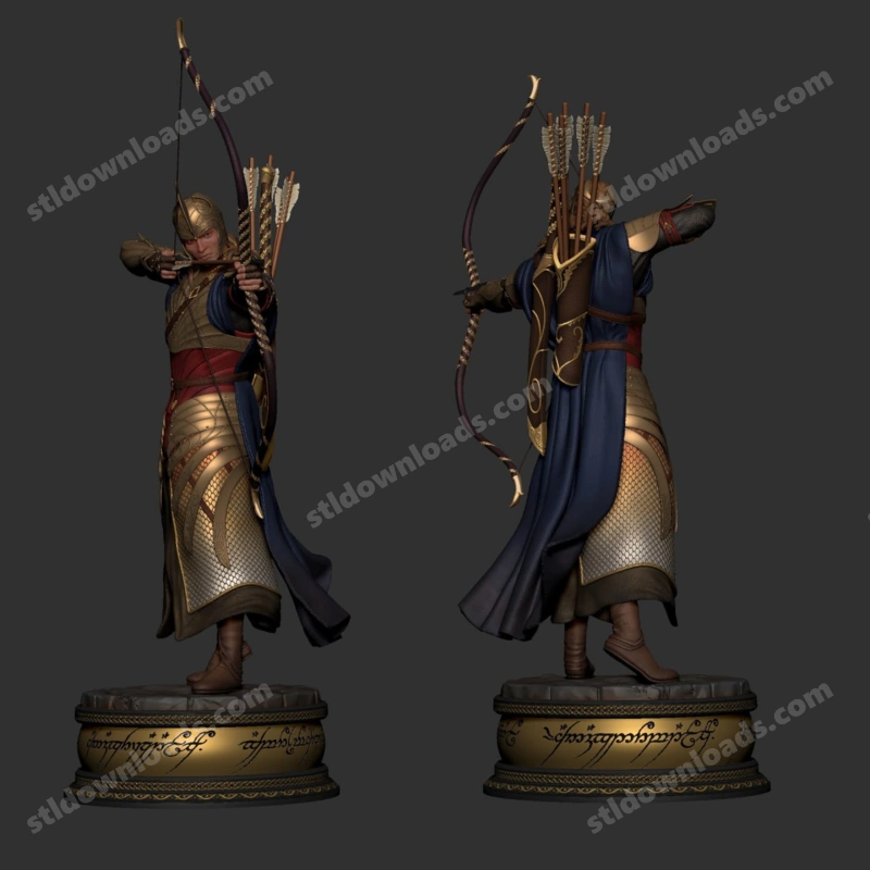 Galadhrim Warrior — The Lord of the Rings 3D model