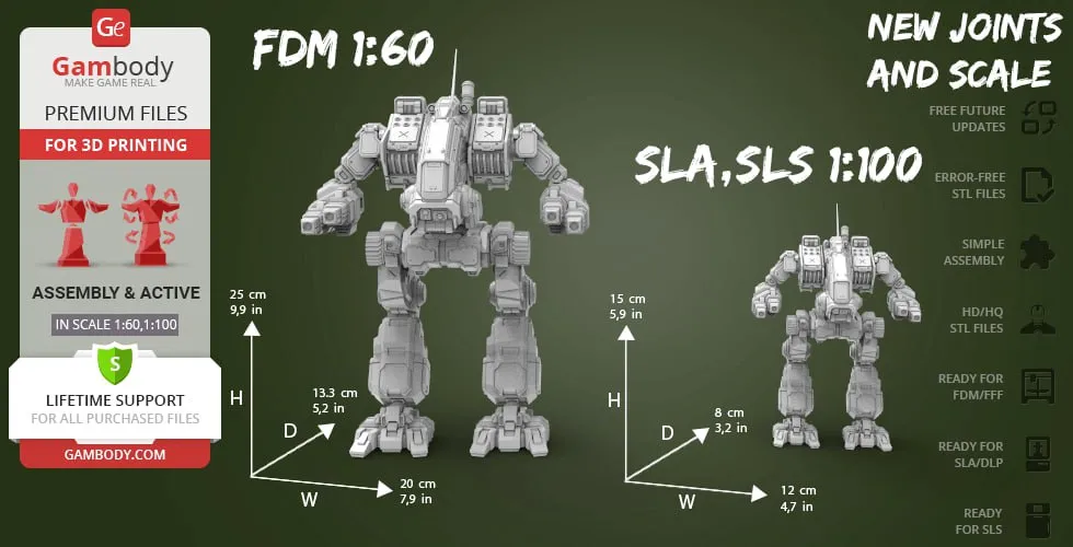 Mad Dog BattleMech — BattleTech 3D model