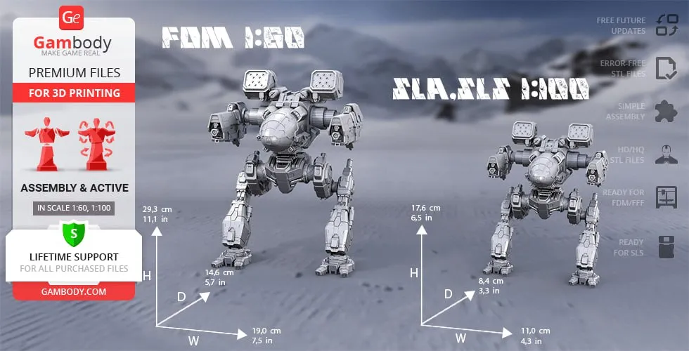 Mad Cat Mk II BattleMech — BattleTech 3D model