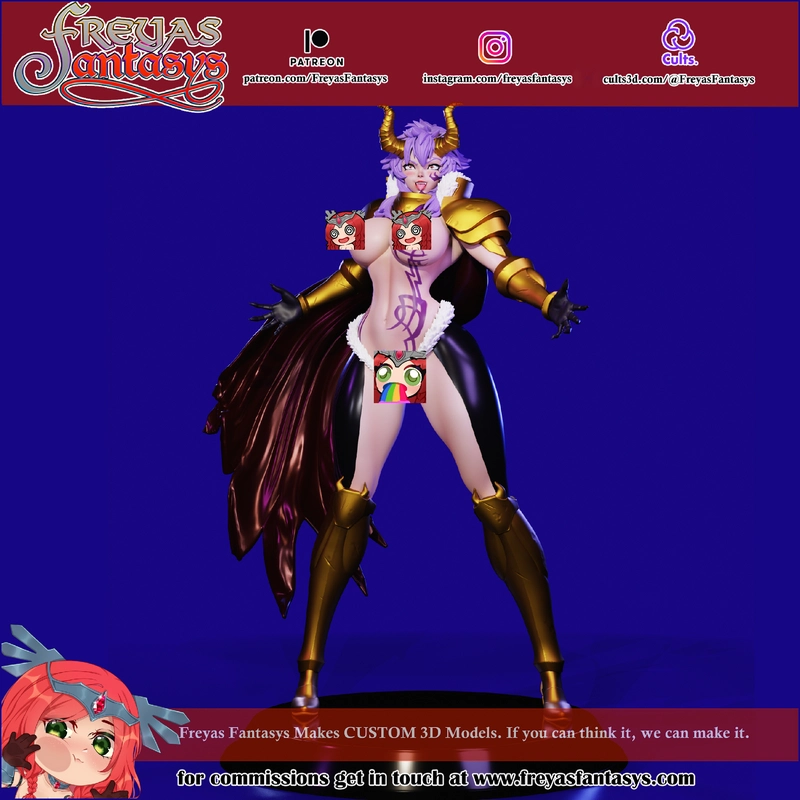General Chloe — Original Character 3D model