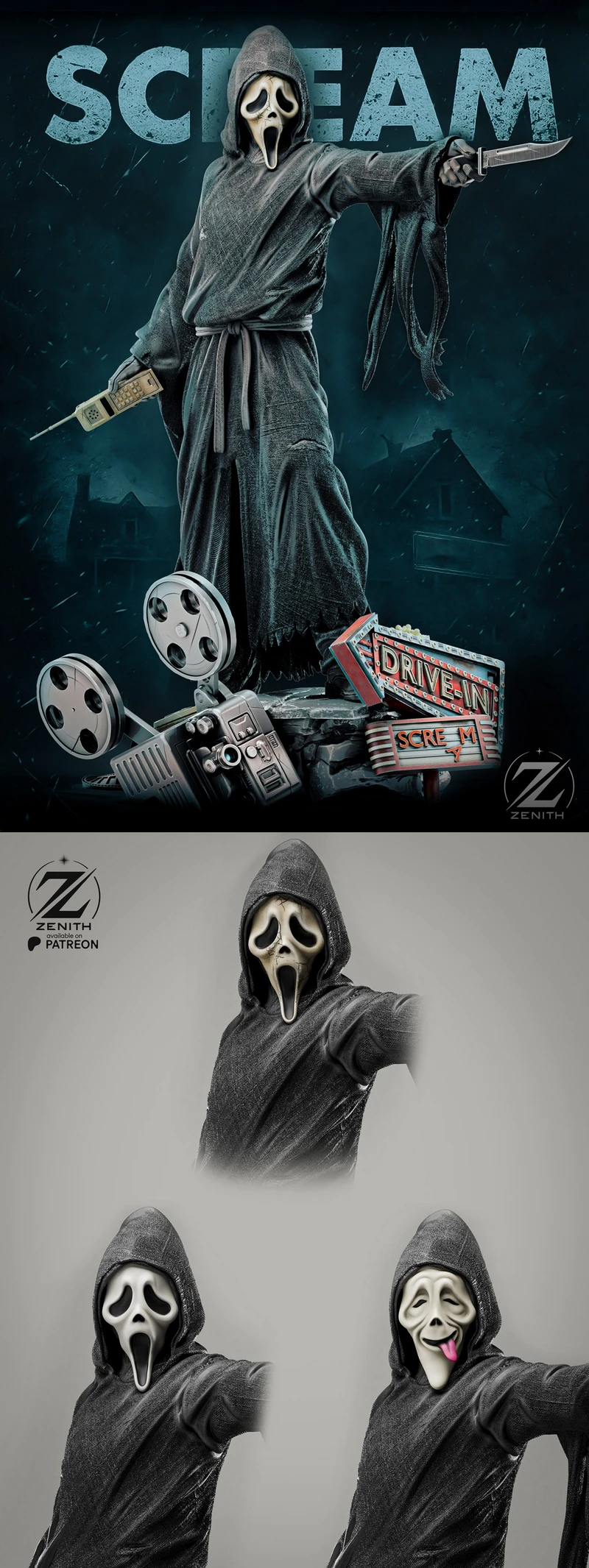 Ghostface — Scream 3D model