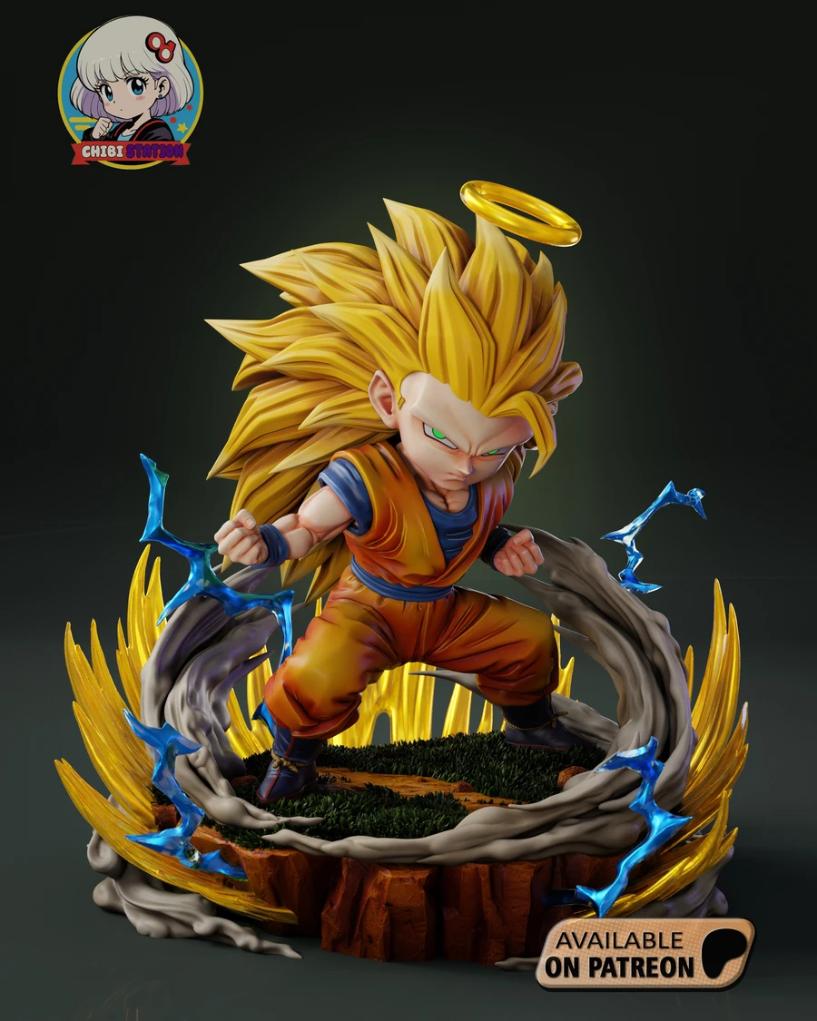 Goku Super Saiyan 3 — Dragon Ball 3D model