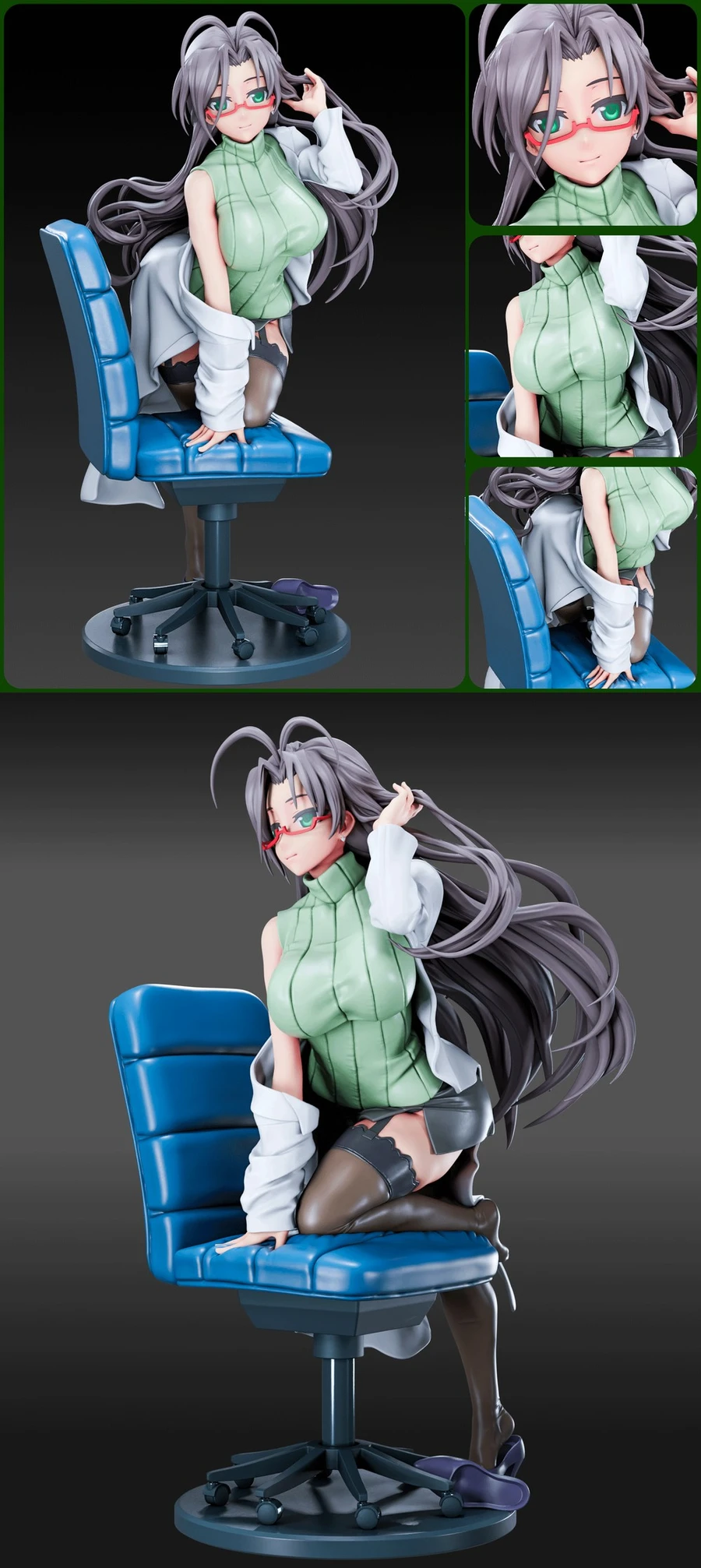 Chisato Hasegawa — The Testament of Sister New Devil 3D model
