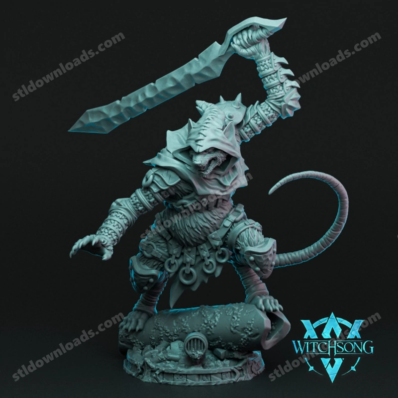 Grandrat Swordsman — Original Fantasy 3D model