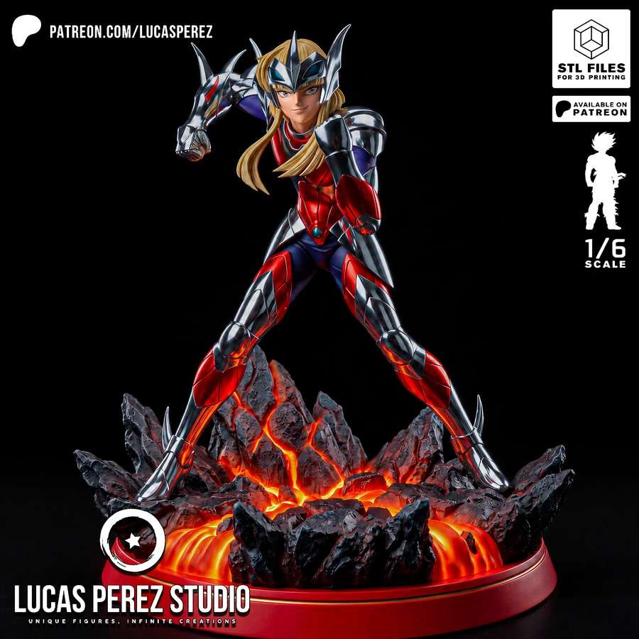 Hagen — Saint Seiya 3D model