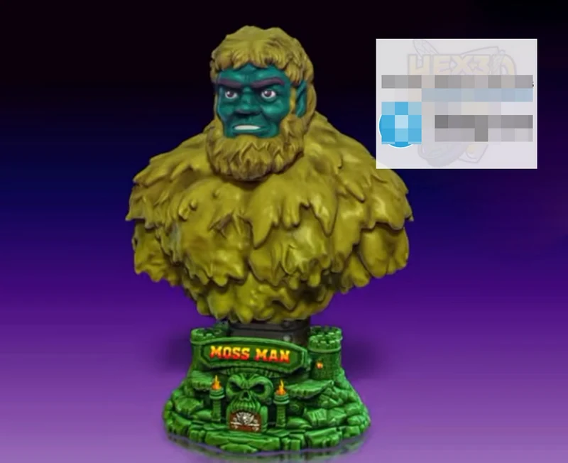 Moss Man Bust — Masters of the Universe 3D model