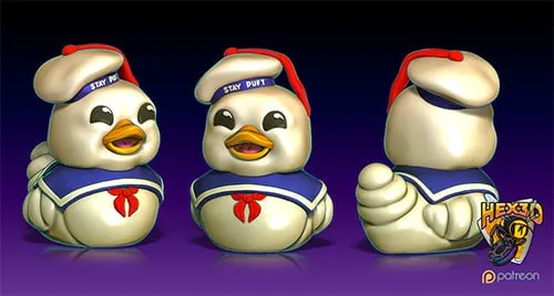 Stay Puft Duck — Ghostbusters 3D model
