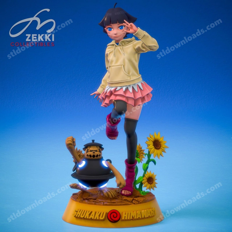 Himawari and Shukaku — Boruto: Naruto Next Generations 3D model