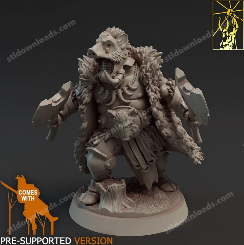 Hoggs the Rampager — Original Fantasy 3D model