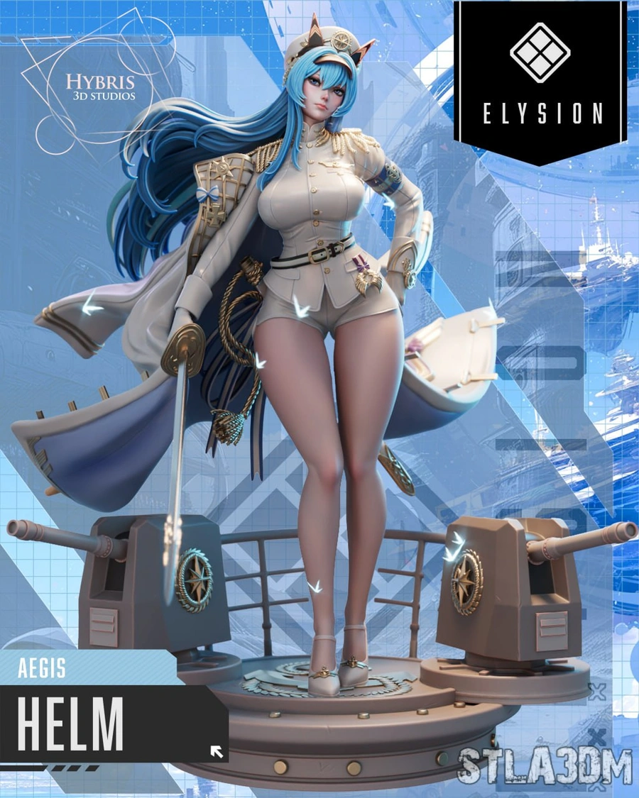 Helm — Original Character 3D model