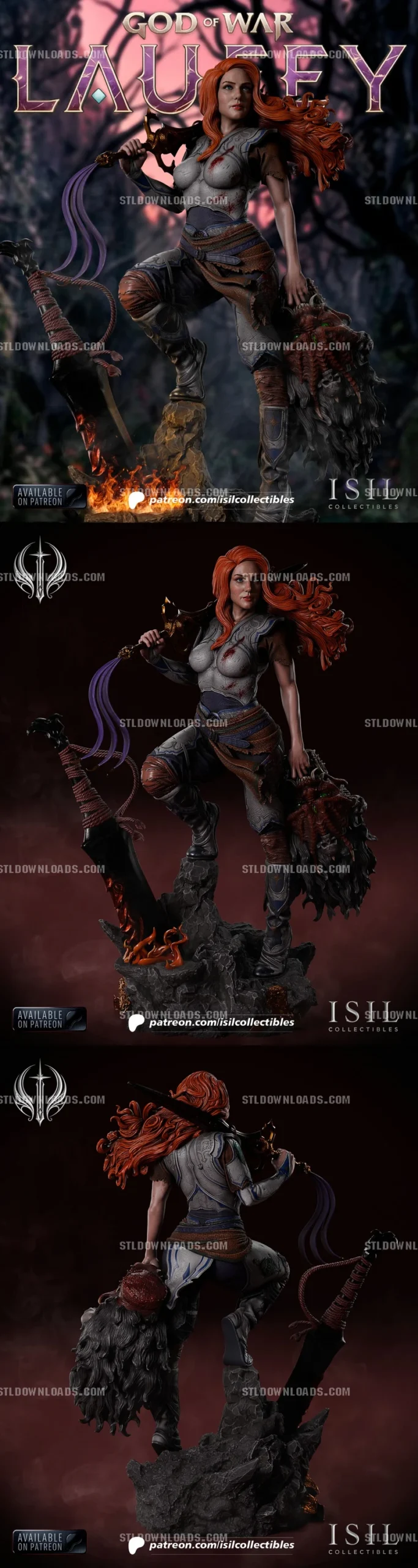 Laufey — God of War 3D model