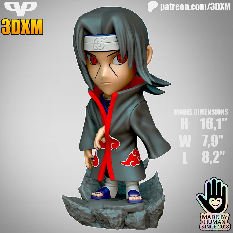 Itachi Uchiha Chibi — Naruto 3D model