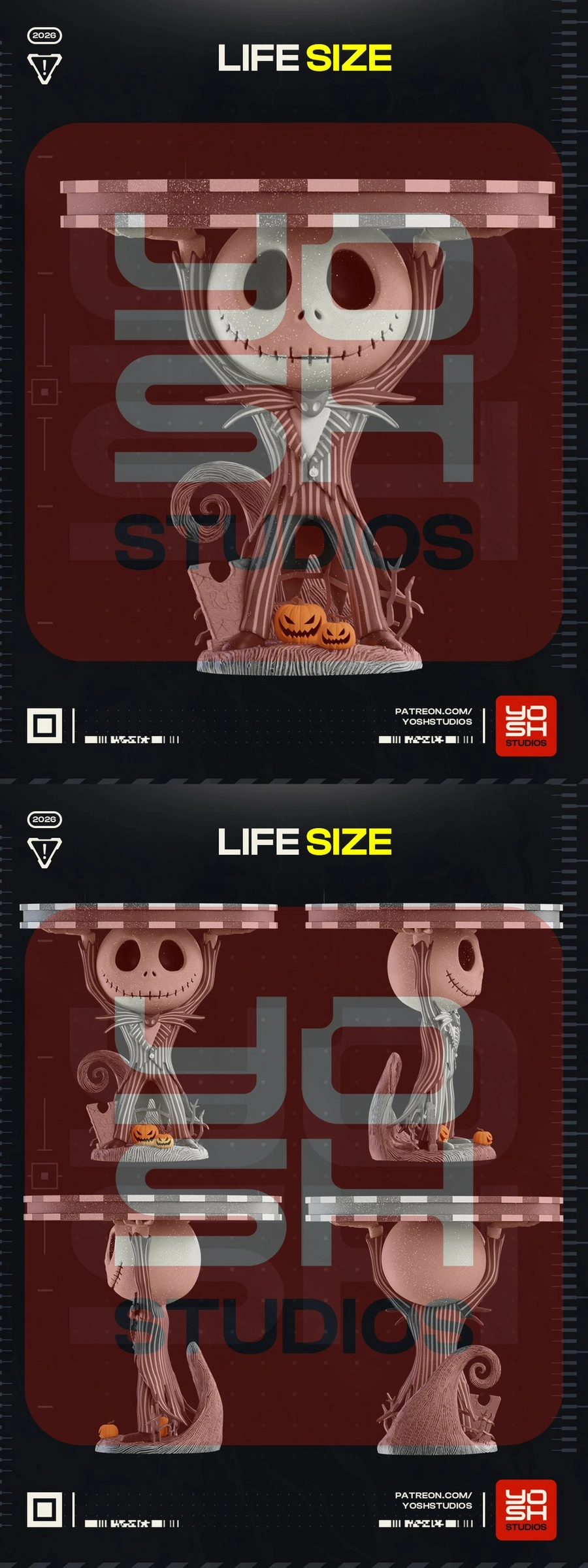 Jack Skellington Table — The Nightmare Before Christmas 3D model