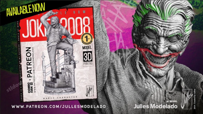 Joker (2008) — DC Comics 3D model