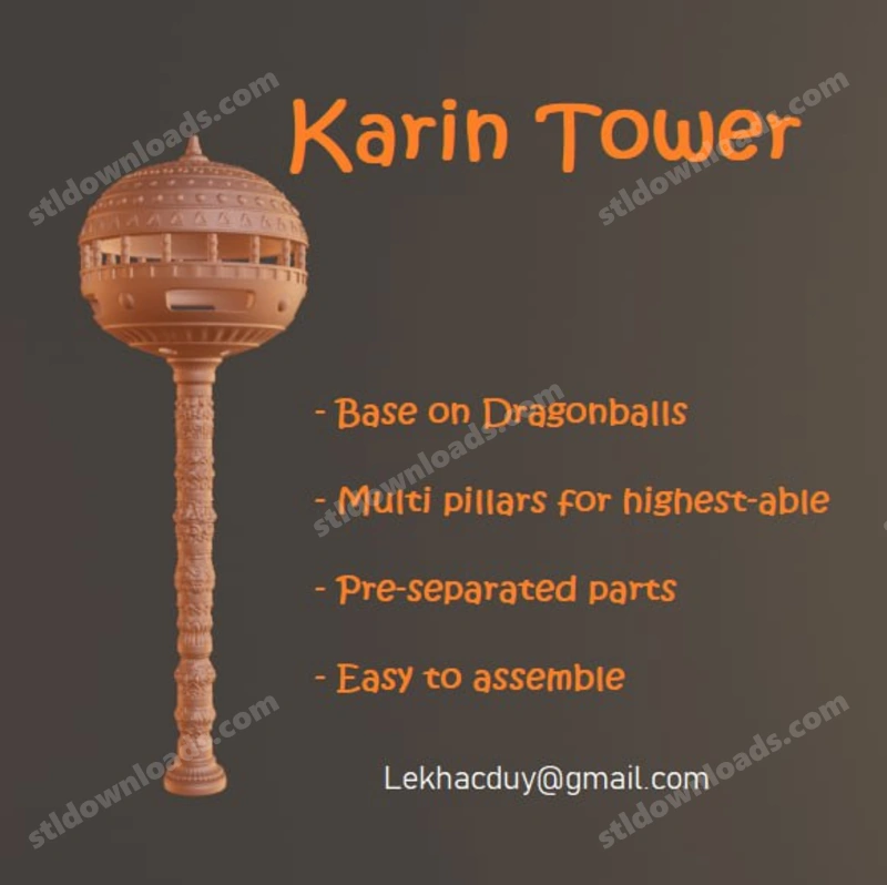 Karin Tower — Dragon Ball 3D model