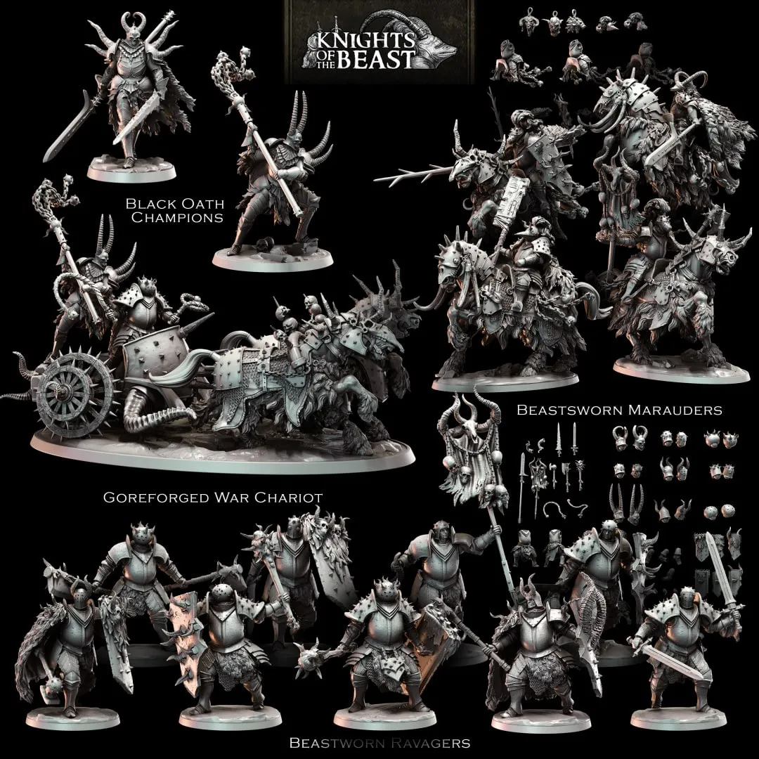 Knights of the Beast — Original Fantasy 3D model