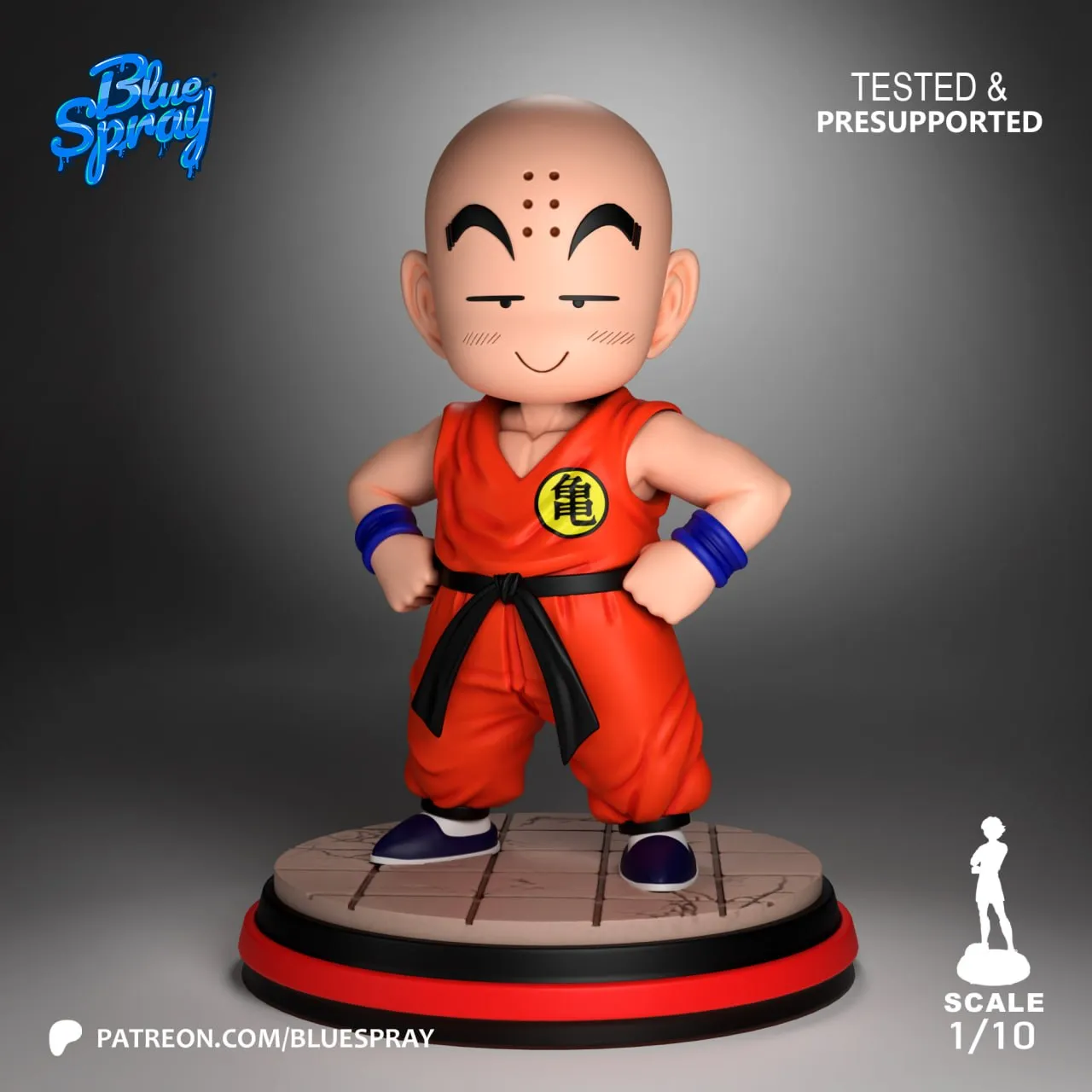 Krillin — Dragon Ball 3D model