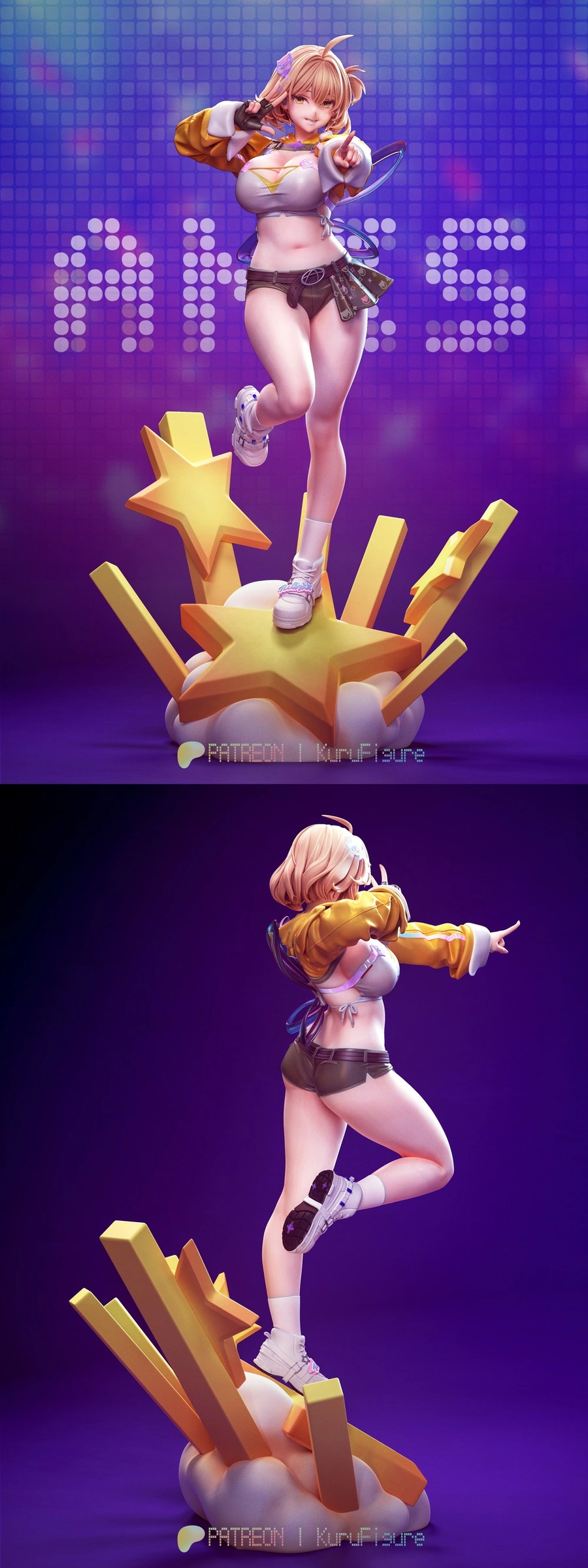 Anis Star — Goddess of Victory: Nikke 3D model