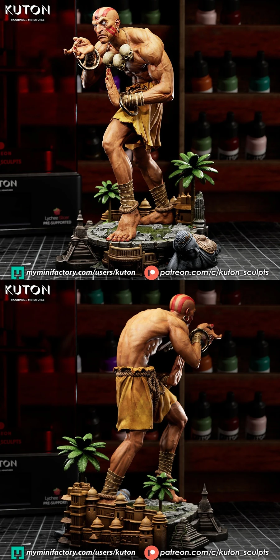 Dhalsim — Street Fighter 3D model