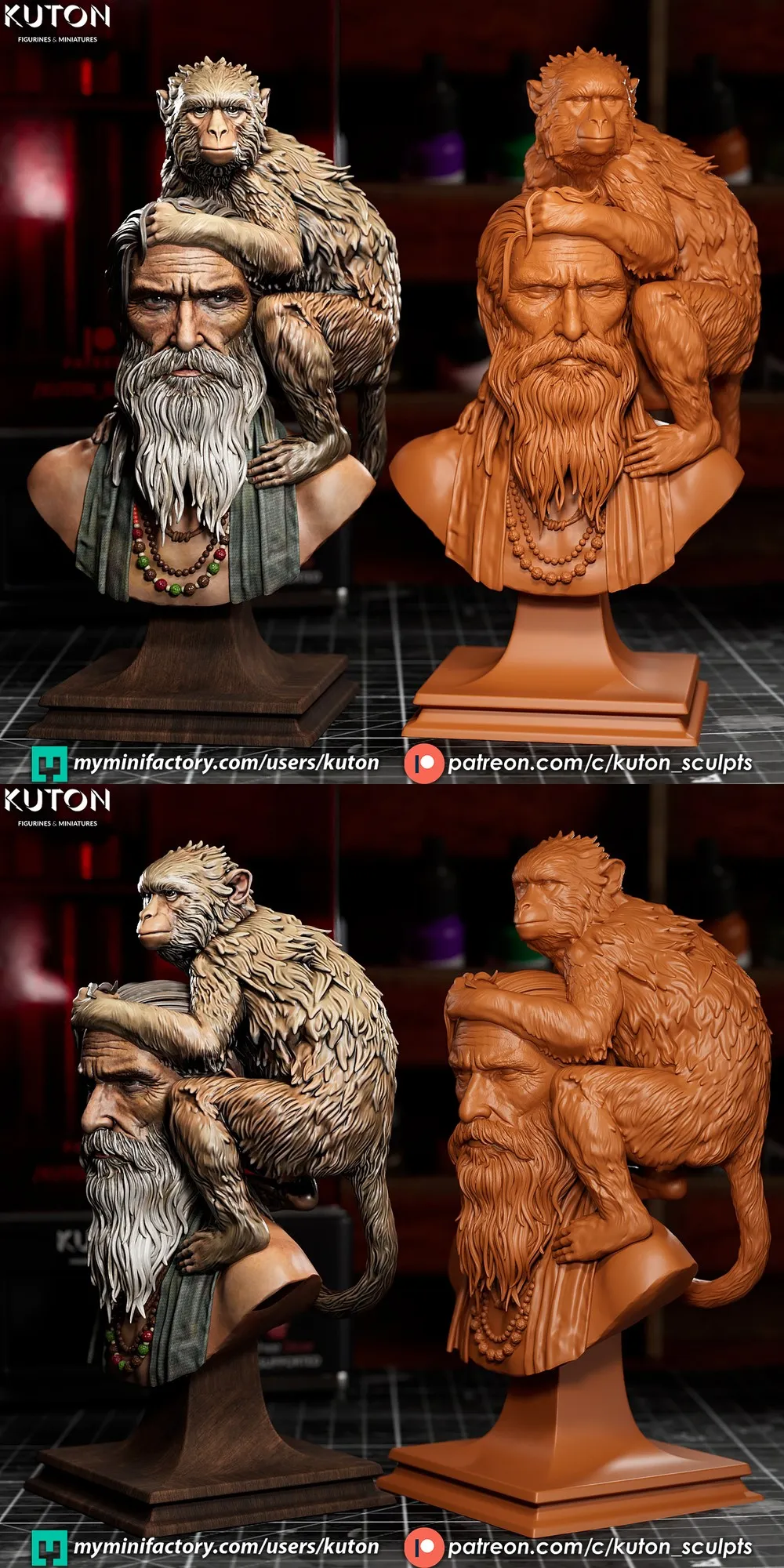 Girish and Bandar — Original Character 3D model