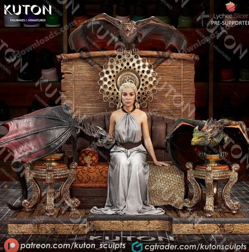 Daenerys Targaryen — Game of Thrones 3D model