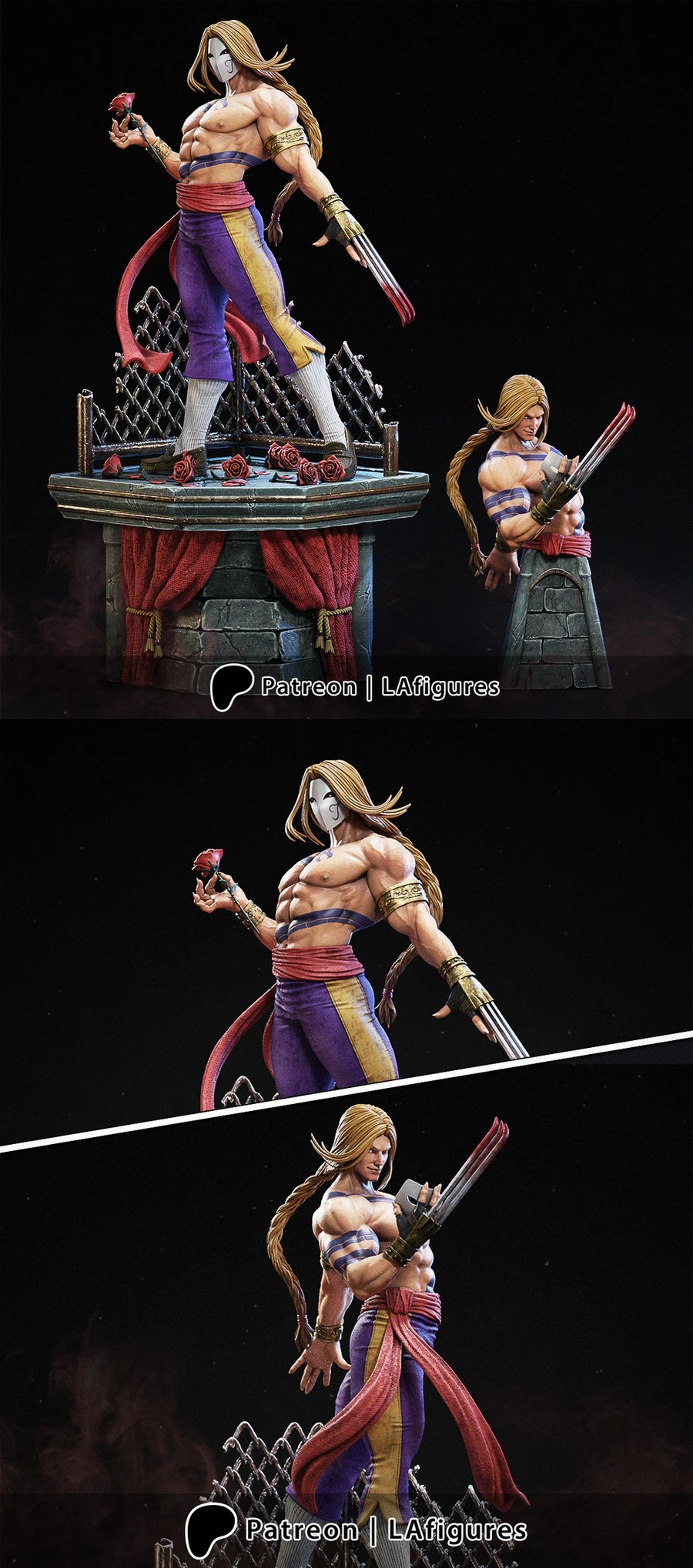 Vega — Street Fighter 3D model
