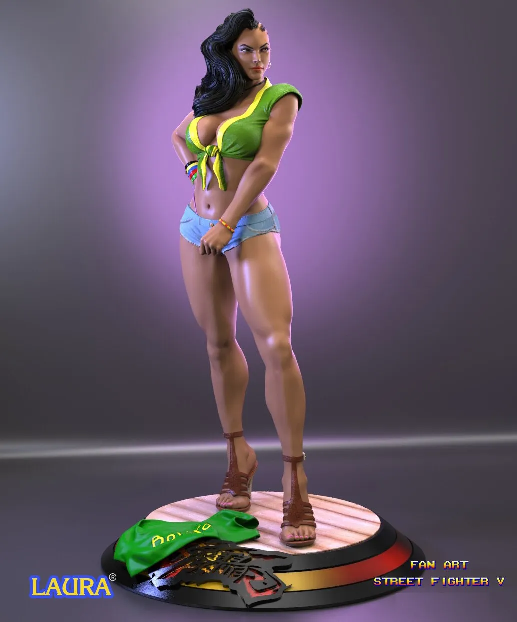 Laura Matsuda — Street Fighter 3D model