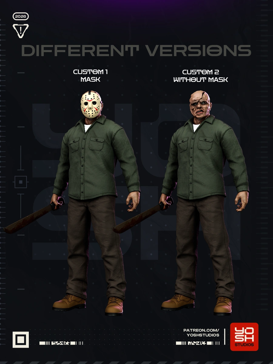 Jason Voorhees Life-Size Figure — Friday the 13th 3D model
