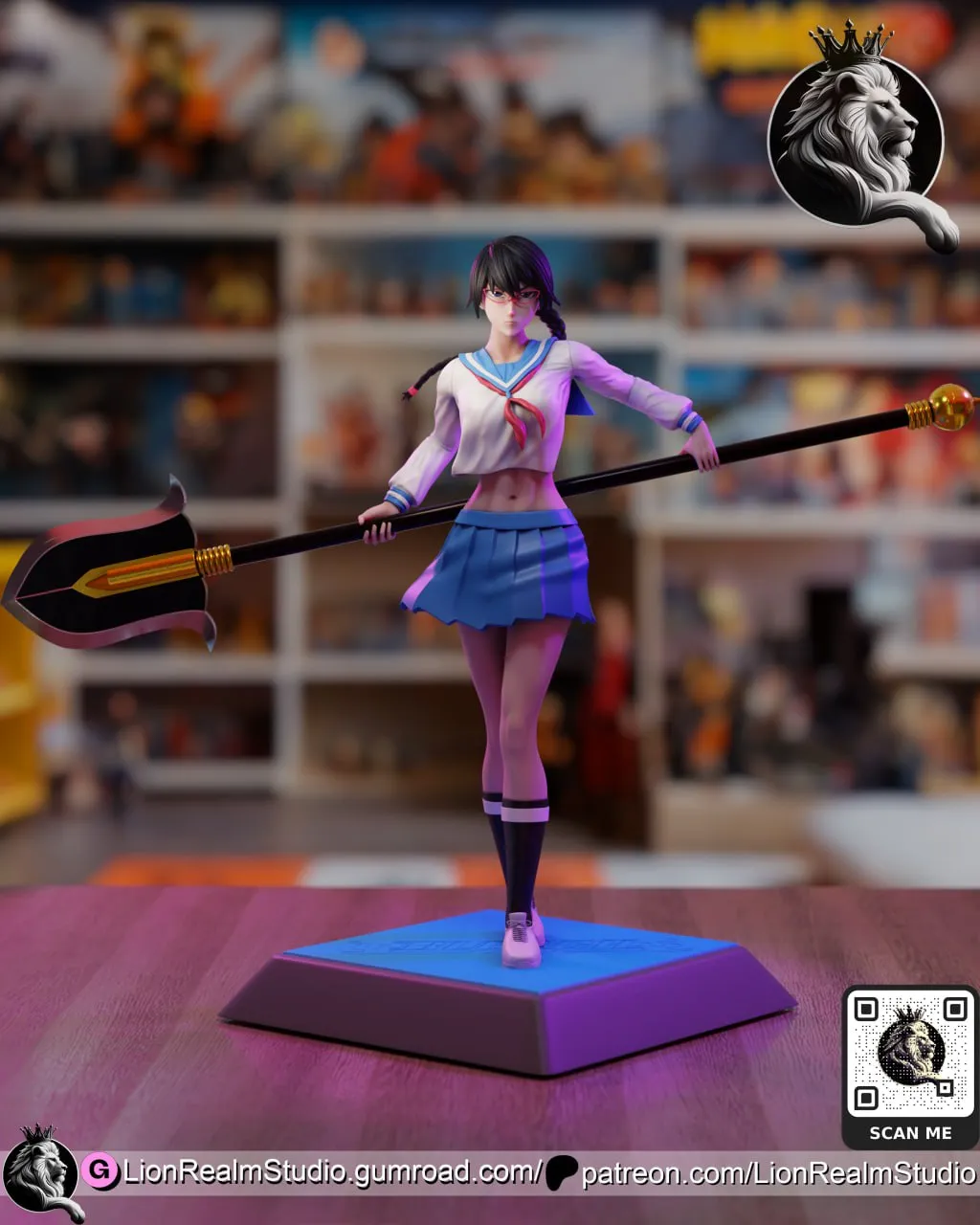 Lisa Yadomaru — Bleach 3D model
