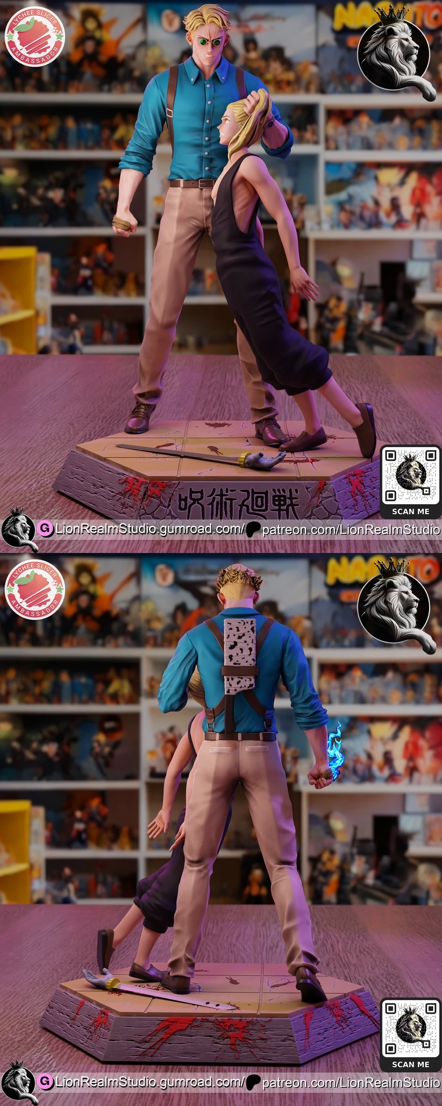 Kento Nanami vs. Shigemo — Jujutsu Kaisen 3D model