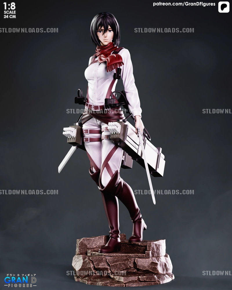 Mikasa Ackerman — Attack on Titan 3D model