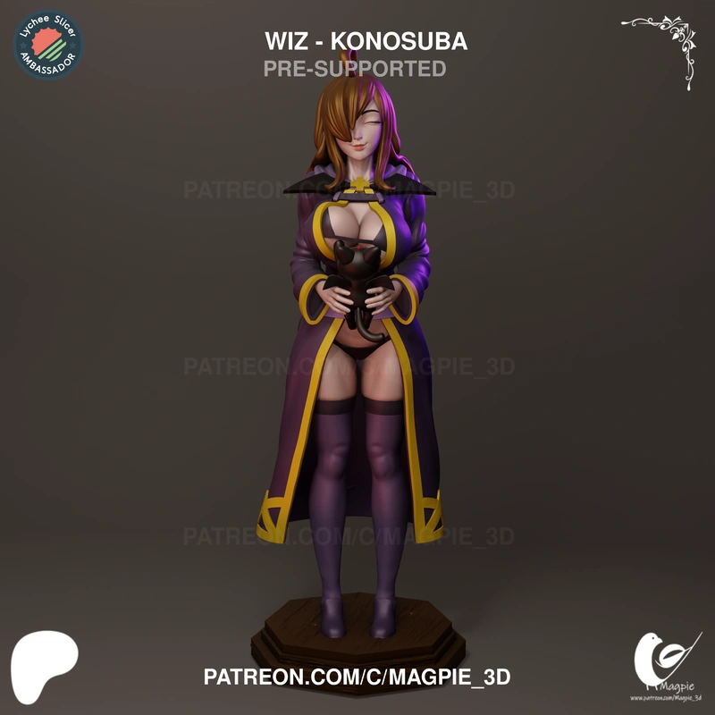 Wiz — KonoSuba 3D model