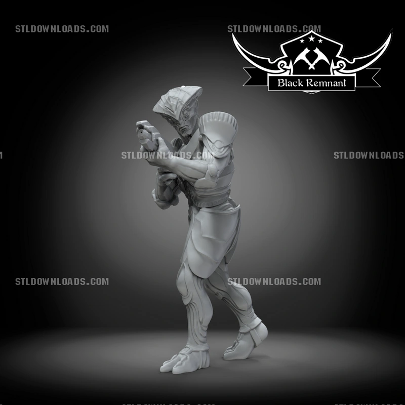 Javik — Mass Effect 3D model